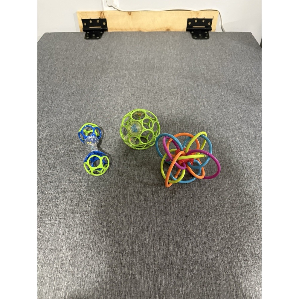 Manhattan Toy Company winkel infant sensory teether toy preowned Bundle Of 3